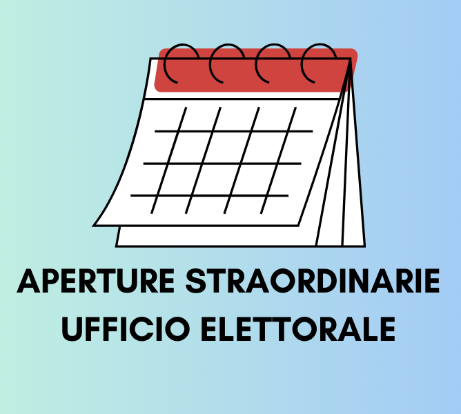 Elezioni Regionali 2024 - Aperture straordinarie Ufficio Elettorale 